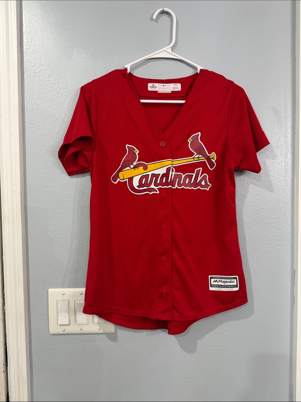 Majestic Red St. Louis Cardinals Kids Baseball Jersey with Logo